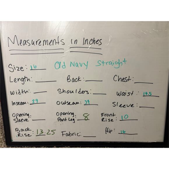 Old Navy Straight Size 16 Boy Jeans - Picture 4 of 4